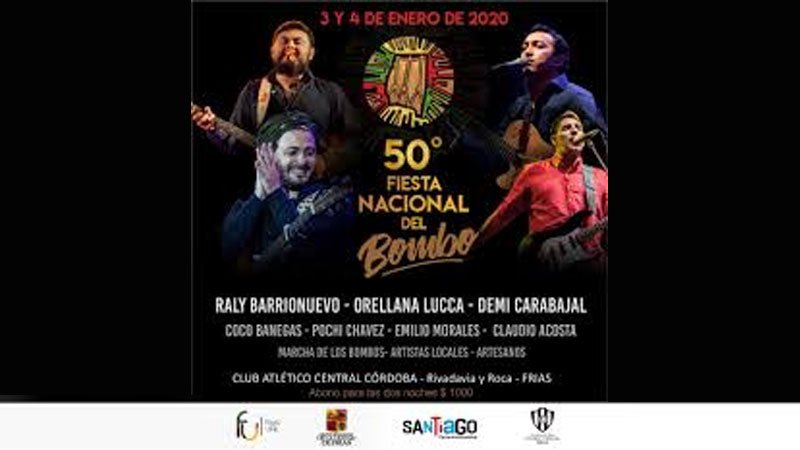 50ª edición de la Fiesta Nacional del Bombo 2020