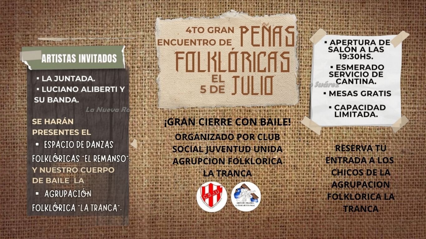 Cura Malal vibra con su 4° Encuentro de Peñas Folclóricas